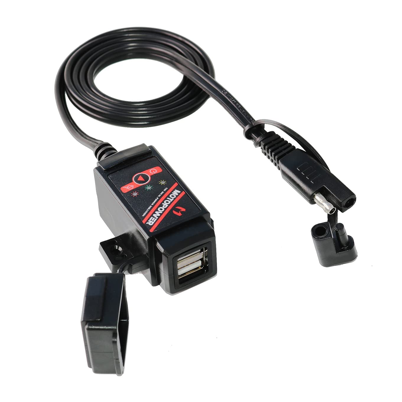 Amazon.com: MOTOPOWER MP0608A 3.1Amp Motorcycle Dual USB Port SAE
